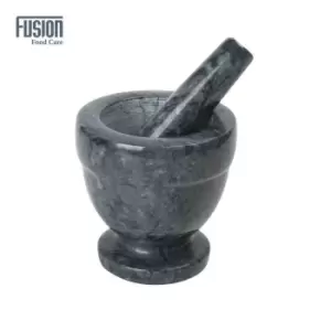 image of Vivo Heavy Pestle And Mortar Set - Grey Marble