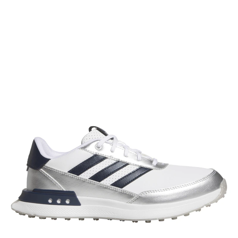 Image of adidas Womens S2G SL Leather Spikeless Golf Shoes FWht/Ngtdg/Gryt female 4 (36.7)