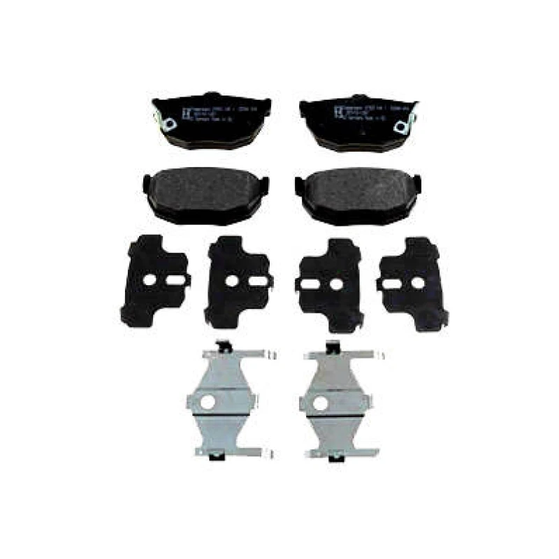 Image of ZIMMERMANN 21553.140.1 Brake pad set Rear Axle, with acoustic wear warning, Photo corresponds to scope of supply Brake Pad Set,disc brake (402)