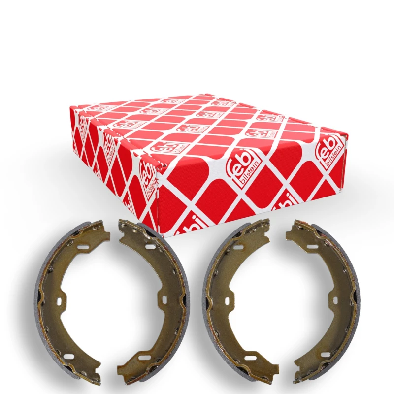 Image of FEBI BILSTEIN 32949 Handbrake Shoes Rear Axle Brake Shoe Set,parking brake (1419)