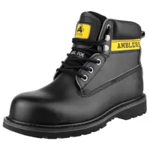 image of Amblers Unisex Steel FS9 Steel Toe Cap Safety Boot / Womens Boots (4 UK) (Black) - Black