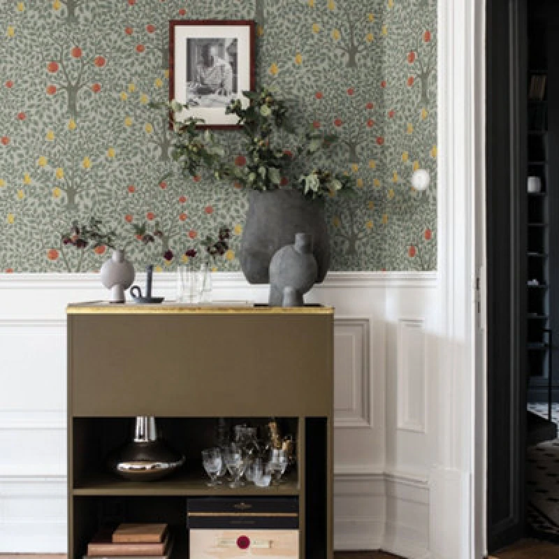 Image of Galerie Apelviken 2 Green Apples & Pears Smooth Wallpaper