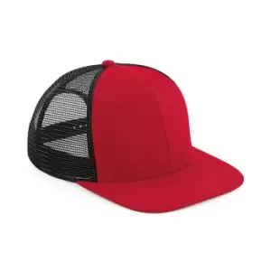 Image of Beechfield Unisex Adult Original Trucker Cap (One Size) (Red/Black)