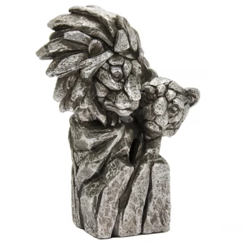 image of Natural World Lion Bust Figurine By Lesser & Pavey