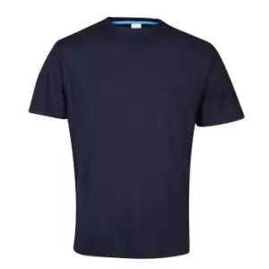 image of AWDis Cool Mens SuperCool Crew Sports Performance T-Shirt (L) (French Navy)