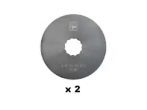 Image of Fein 63502102016 Supercut 63mm HSS Saw Blade x 2