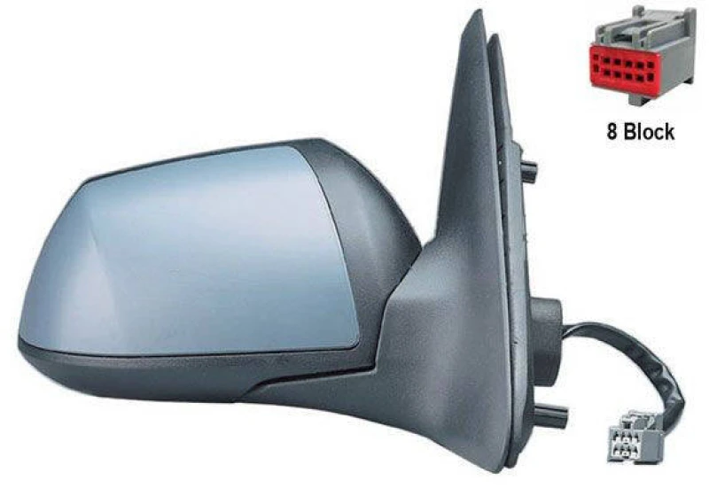 Image of ALKAR 6126377 Wing mirror Right, Electric, Convex, primed Outside Mirror (50)
