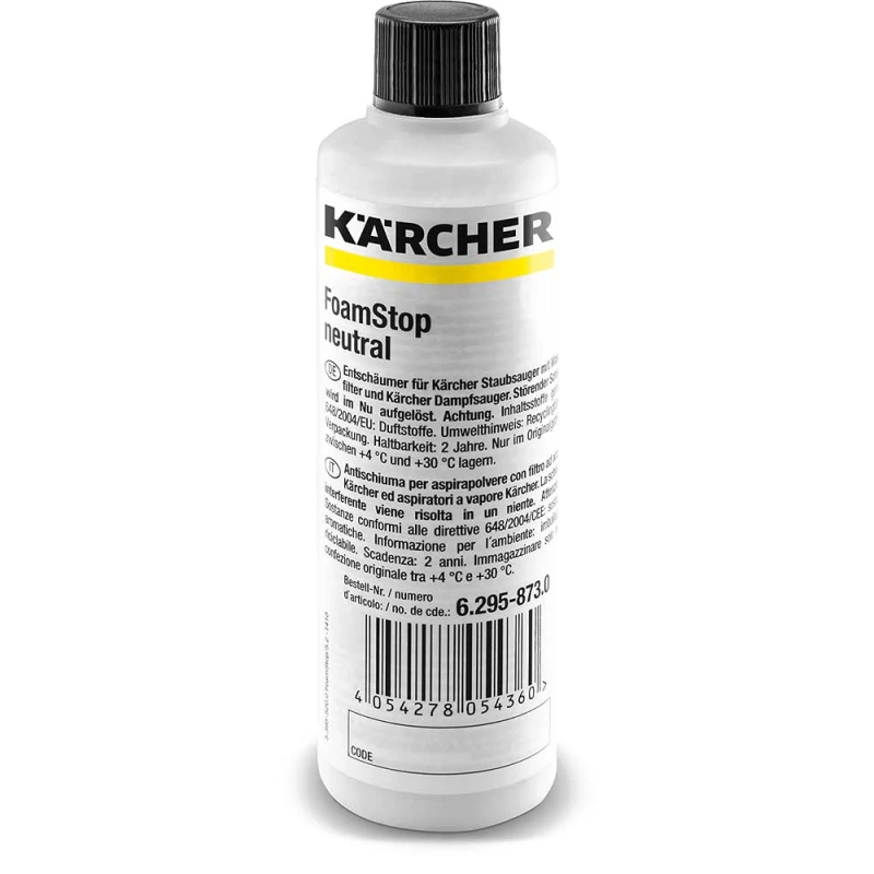 Image of Karcher Foamstop Neutral for Water Filter Vacuum Cleaners 6.295-873.0 Volume: 125ml