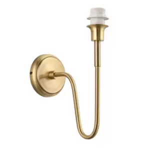 Image of Rouen Fitting Only Wall Lamp, Antique Brass Plate