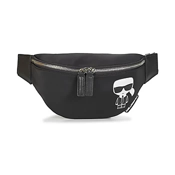 image of Karl Lagerfeld K/IKONIK NYLON BUMBAG womens Hip bag in Black - Sizes One size