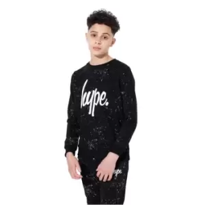 image of Hype Crew Sweatshirt - Black