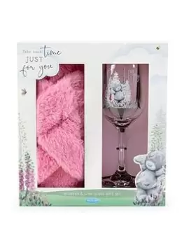 image of Me To You Slippers & Wine Gift Set, One Colour, Women