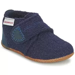 Image of Giesswein OBERSTAUFEN boys's Childrens Slippers in Blue toddler,4.5 toddler,5 toddler,6 toddler,7 toddler,8 toddler,8.5 toddler,9 toddler,10 kid,11 ki