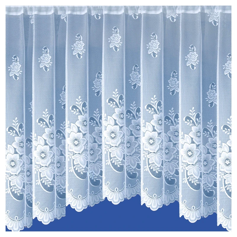 Image of Tyrone Textiles New York Floral Net Jardiniere White unisex 508x137cm