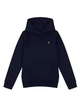 Image of Lyle & Scott Boys Classic Oth Hoody Fleece - Navy Blazer, Size 3-4 Years