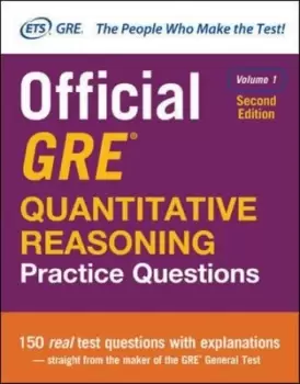 Image of Official GRE Quantitative Reasoning Practice Questions Second Edition Volume 1 by N/A Educational Testing Service