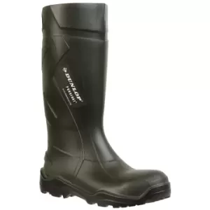 Image of Dunlop Adults Unisex Purofort Plus Full Safety Wellies (10 UK) (Green)
