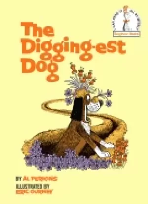 Image of digging est dog