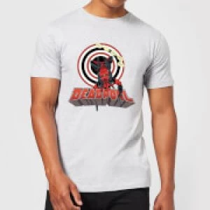 Image of Marvel Deadpool Upside Down Mens T-Shirt - Grey - 3XL