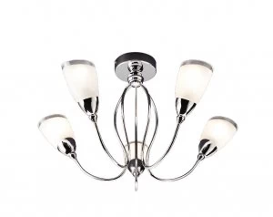 image of Wickes Abora Semi Flush Ceiling Light