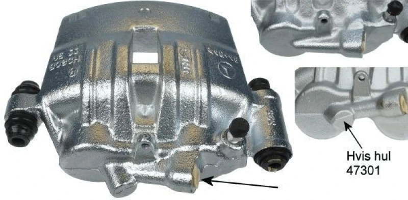 Image of HELLA Brake caliper HELLA 8AC 355 386-211