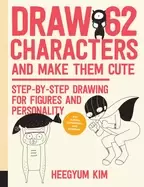 Image of draw 62 characters and make them cute step by step drawing for figures and