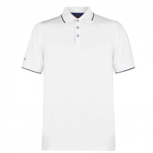 image of Oscar Jacobson Polo Shirt - White/Navy