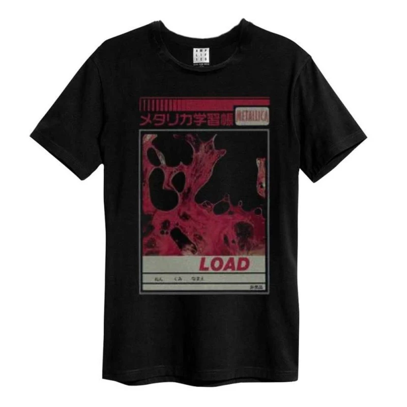 Image of Amplified Mens Load Metallica T-Shirt in Black Size: Large Black Male L