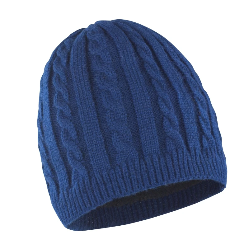 Image of Result Result Men Winter Essentials Mariner Knitted Hat in Navy Navy One Size Male 5054752308025