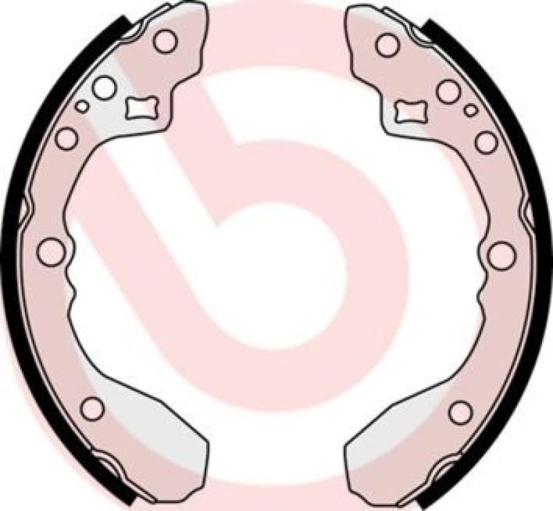 Image of BREMBO Brake Shoe Set BREMBO S 30 518