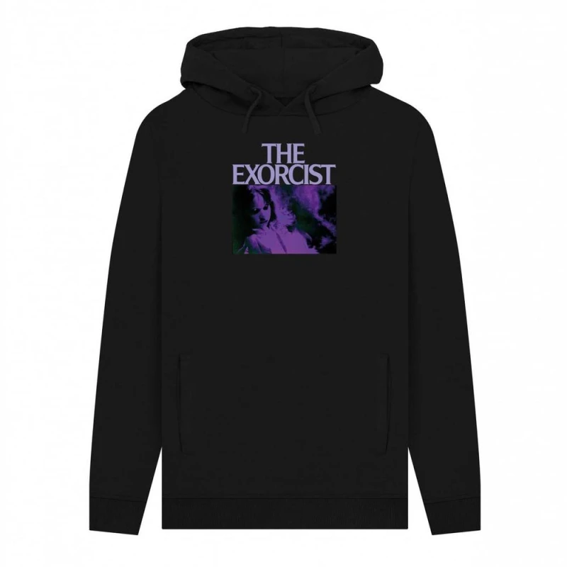 Image of The Exorcist Mens Movie Hoodie in Black Size: Small Black Male S