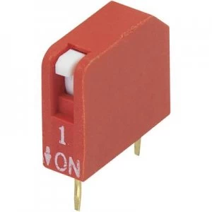 image of DIP switch Number of pins 1 Piano type TRU COMPONENTS DPR 01