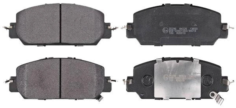 Image of A.B.S. 35296 Brake pad set with acoustic wear warning Brake Pad Set,disc brake (402)