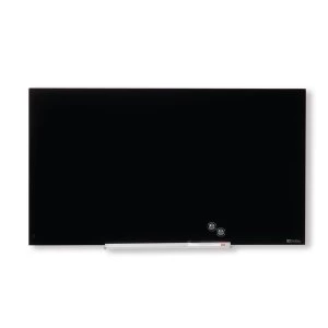 Image of Nobo 1905179 Black Diamond Glass Whiteboard 667 x 381mm