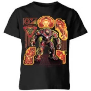 Image of Marvel Avengers Infinity War Hulkbuster Kids T-Shirt - Black - 11-12 Years