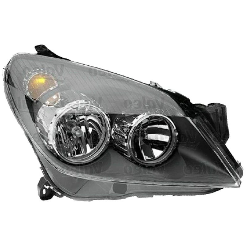Image of VALEO 044580 Headlights H21W, Right, with motor for headlamp levelling, Halogen Headlight (259)