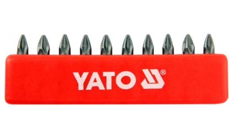 Image of YATO YT-0475 Screwdriver Bit Set Number of tools: 10 Screwdriver Bit Set (6625)