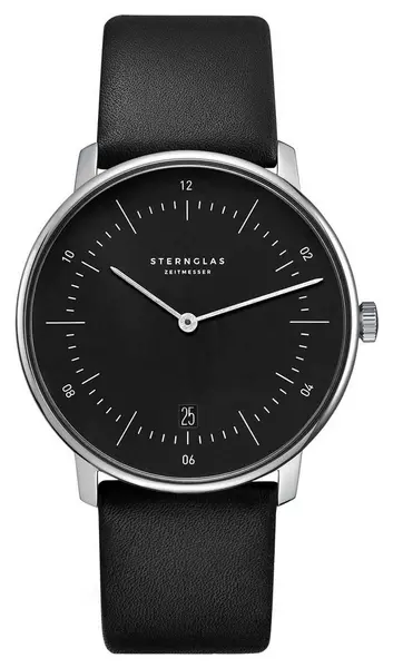 image of STERNGLAS S01-NA03-PR07 Naos Quartz (38mm) Black Dial / Watch