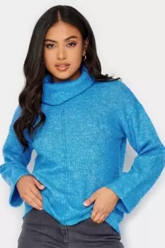 image of Petite Roll Neck Knit Jumper