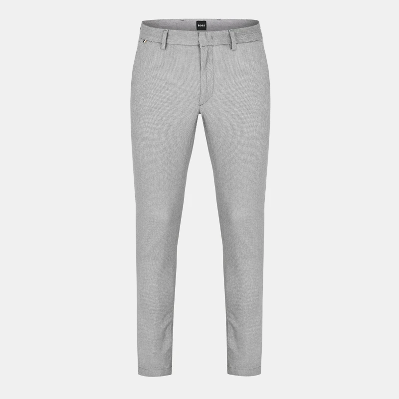 Image of Boss Mens Tailored Trousers Grey male 40W R