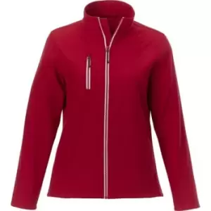 image of Elevate Orion Womens/Ladies Softshell Jacket (S) (Red)