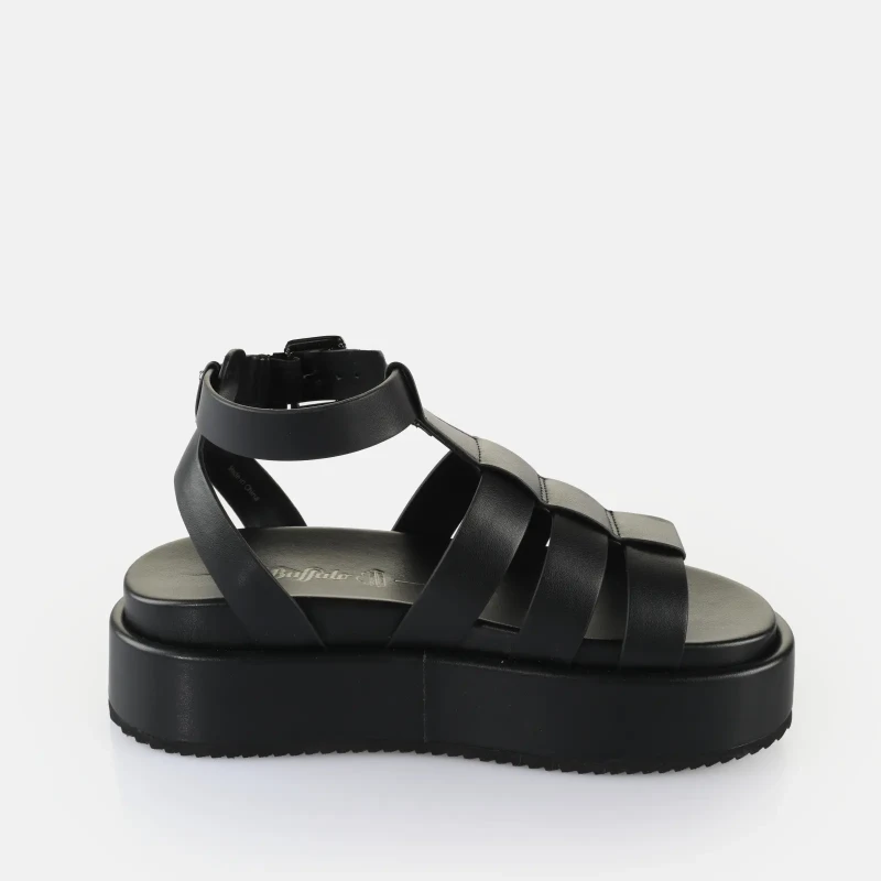 Image of Buffalo Womens sandals Buffalo Noa Greek Noir Female 39