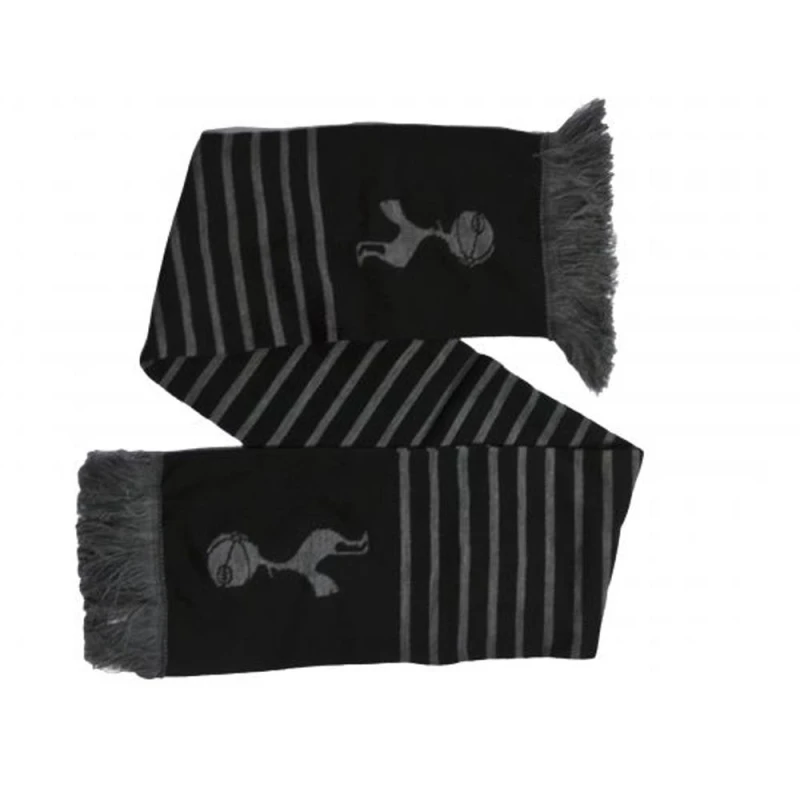 Image of Tottenham Hotspur FC Mens Winter Scarf in Black Male One Size