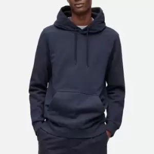 Image of BOSS Orange Welonhood Logo Cotton Hoodie - M