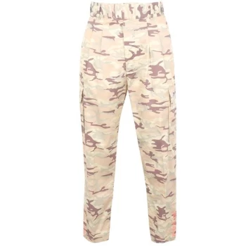 Image of Diesel P Coole Camo Cargo Trousers - Green