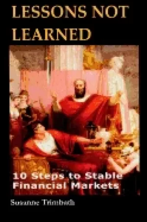 Image of lessons not learned 10 steps to stable financial markets