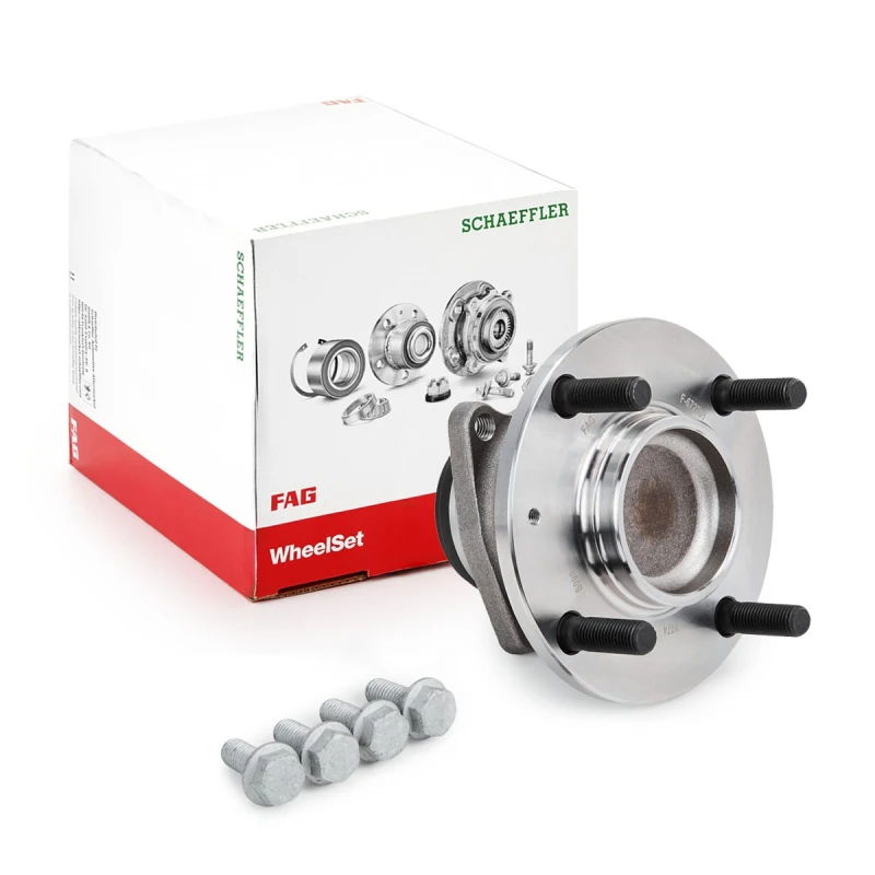 Image of FAG 713 6610 20 Wheel bearing kit Photo corresponds to scope of supply, with ABS sensor ring Wheel Bearing Kit (654)