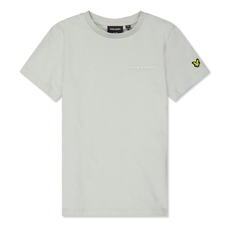 Image of Lyle and Scott L&S Script T-Shirt Juniors - Grey Grey 13 - 14 Years