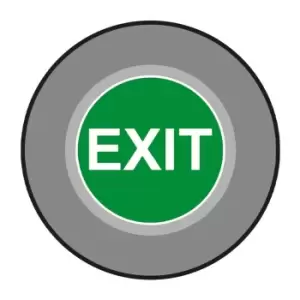 image of 'exit' Floor Graphic (400mm Dia)