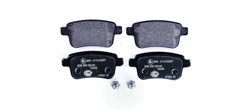 Image of HELLA Brake pad set HELLA 8DB 355 020-641